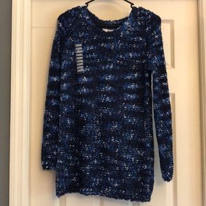 Multi-Blue Knit Charming Charlie Sweater